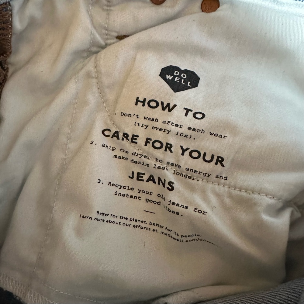 Madewell the perfect vintage straight jean - Picture 7 of 7